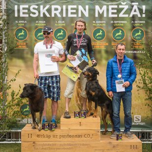 1. vieta Tarvo Siim, 2. vieta Broņislavs Laganovskis, 3. vieta - Andris Mežgailis, foto: E