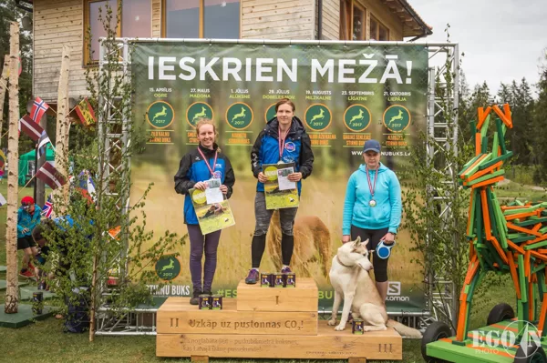 1. vieta - Ieva Spruženiece, 2. vieta - Evija Ziediņa, 3. vieta - Darja Belousova, Foto: E